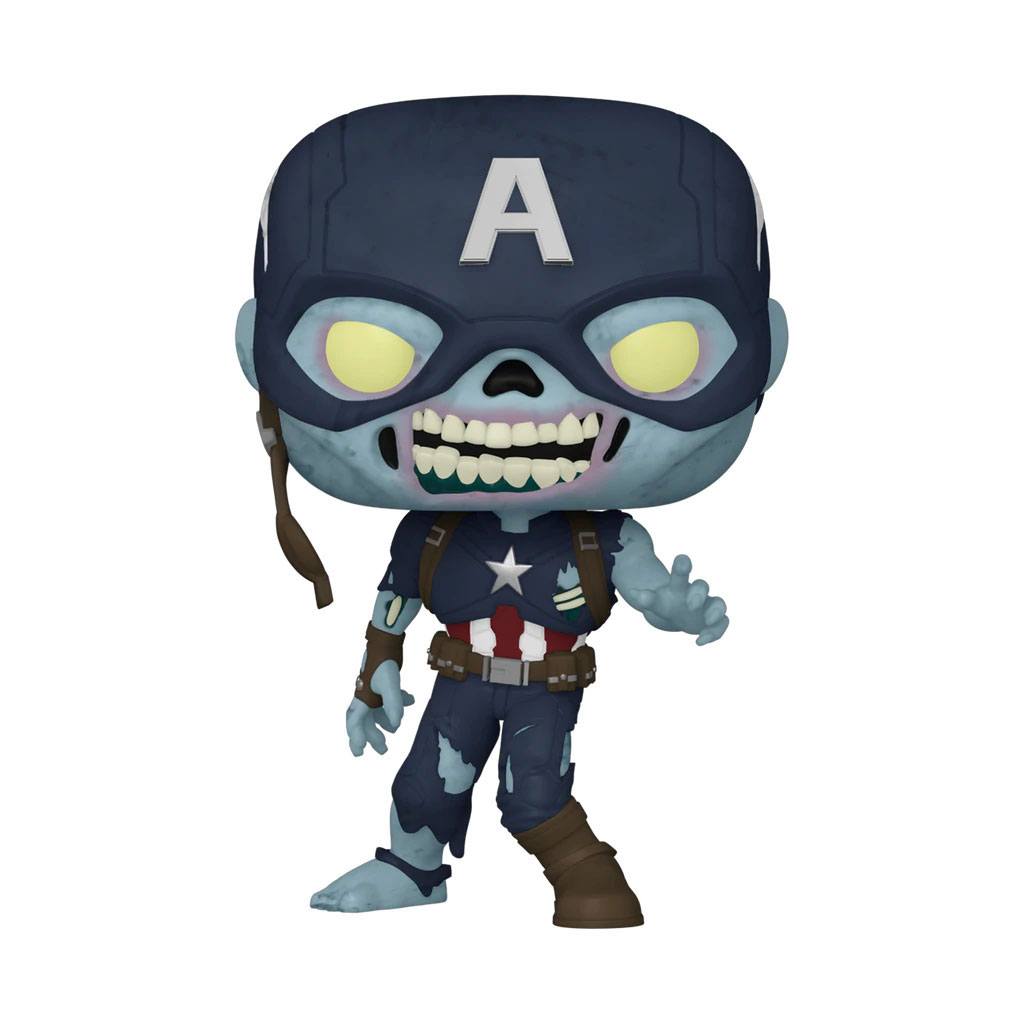 Zombie Captain America 948 Funko POP! - What if...? Marvel - obrazek 3