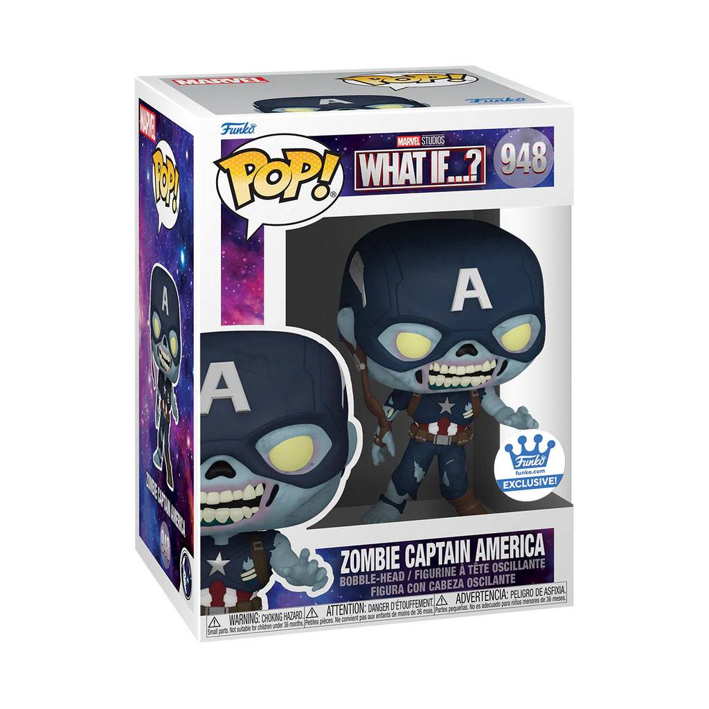Zombie Captain America 948 Funko POP! - What if...? Marvel - obrazek 4