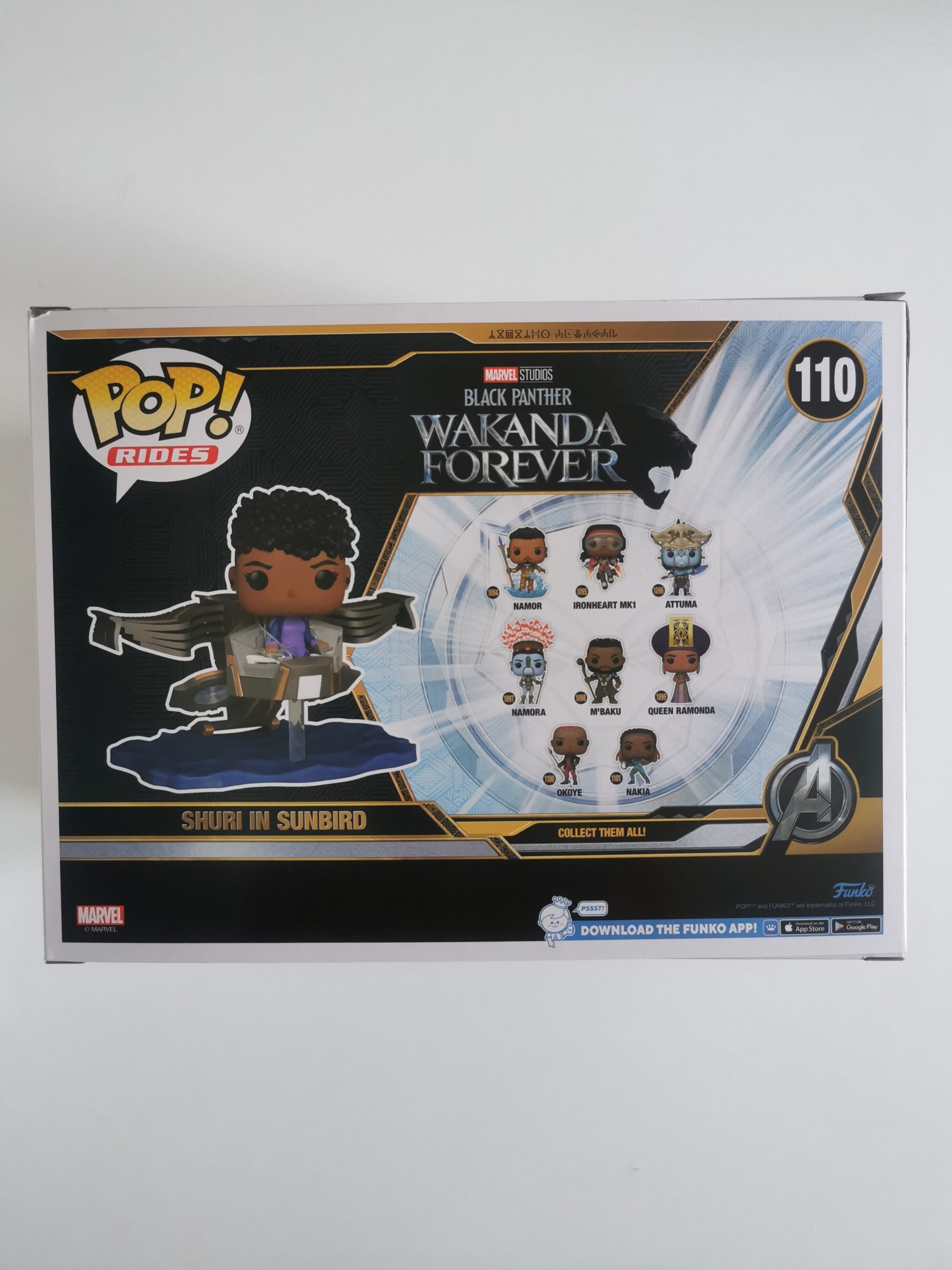 Shuri in Sunbird 110 Funko POP! Rides - Black Panther Wakanda Forever OUTLET - obrazek 4