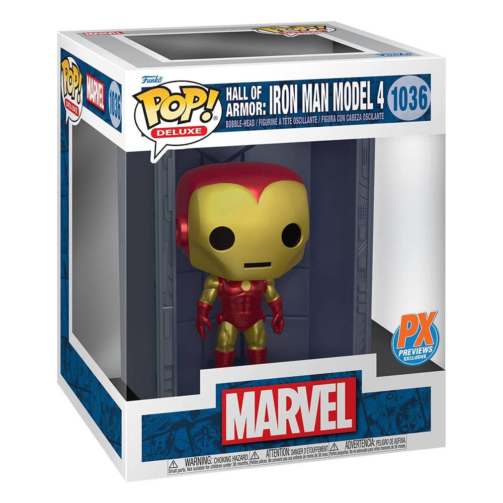 Hall of Armor: Iron Man Model 4 1036 - Funko POP! Deluxe - Marvel - obrazek 2
