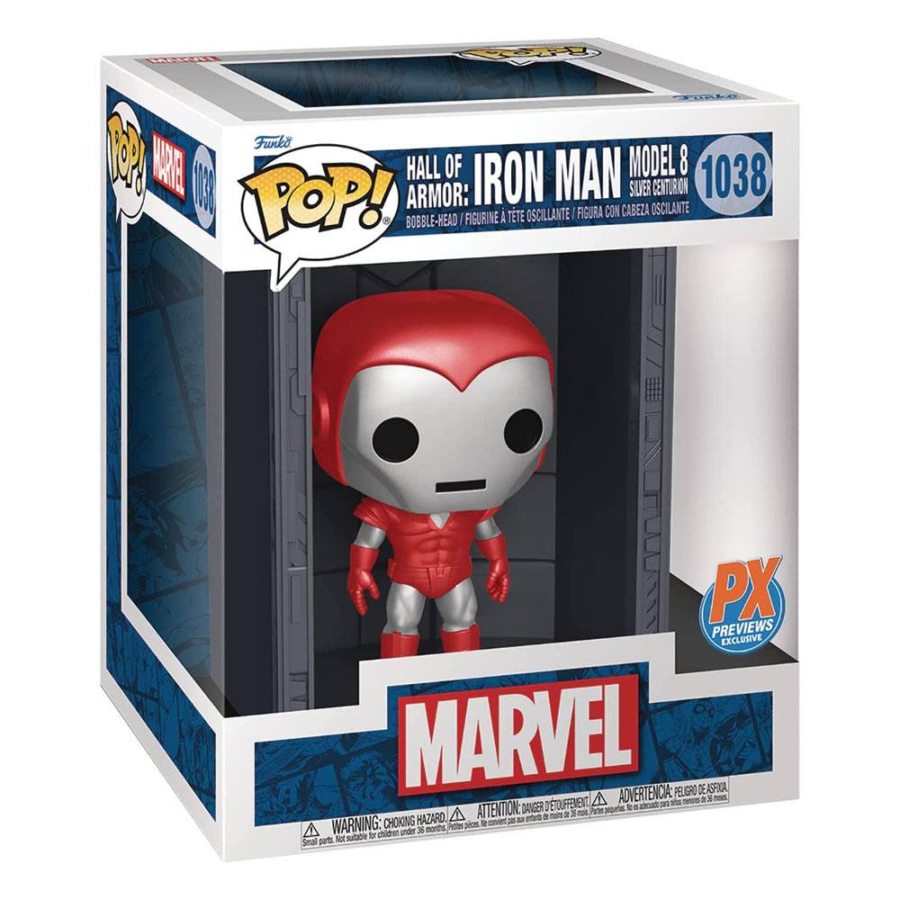 Hall of Armor: Iron Man Model 8 Silver Centurion1038 - Funko POP! - Marvel - obrazek 3