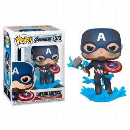 Captain America w/Broken Shield & Mjölnir 573 Funko POP! – Avengers Endgame