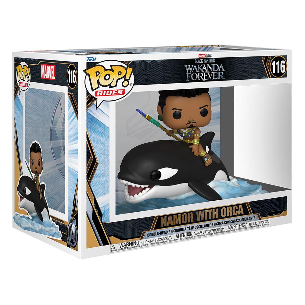 Namor with orca 116 Funko POP! RIDES - Black Panther Wakanda Forever - obrazek 3