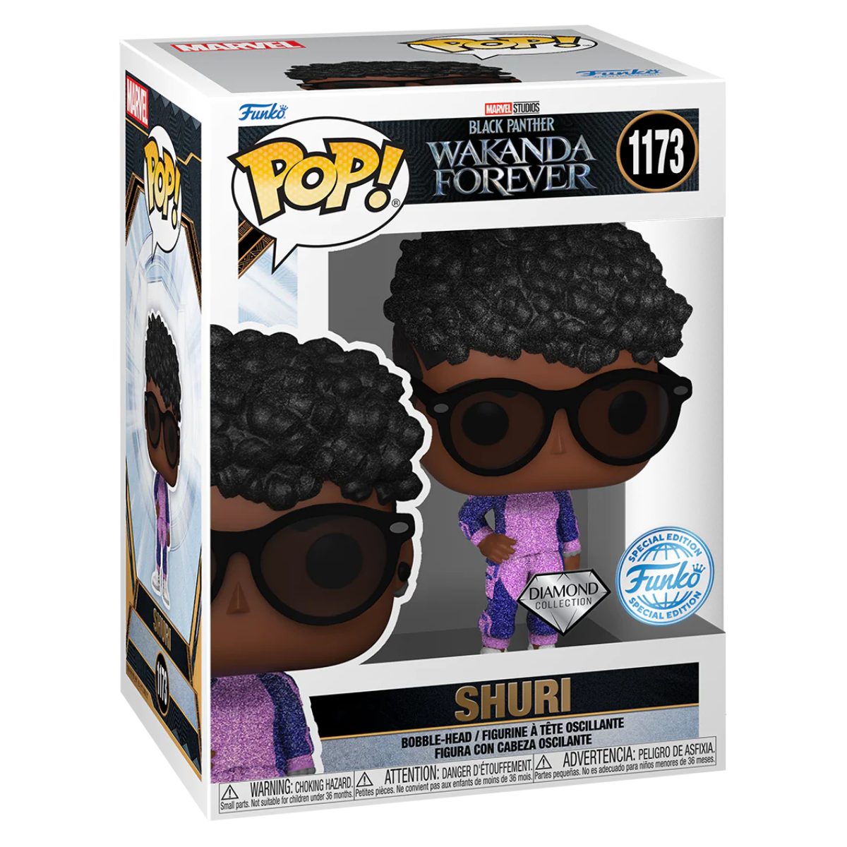 Shuri 1173 Funko POP! - Black Panther Wakanda Forever Diamond! - obrazek 3