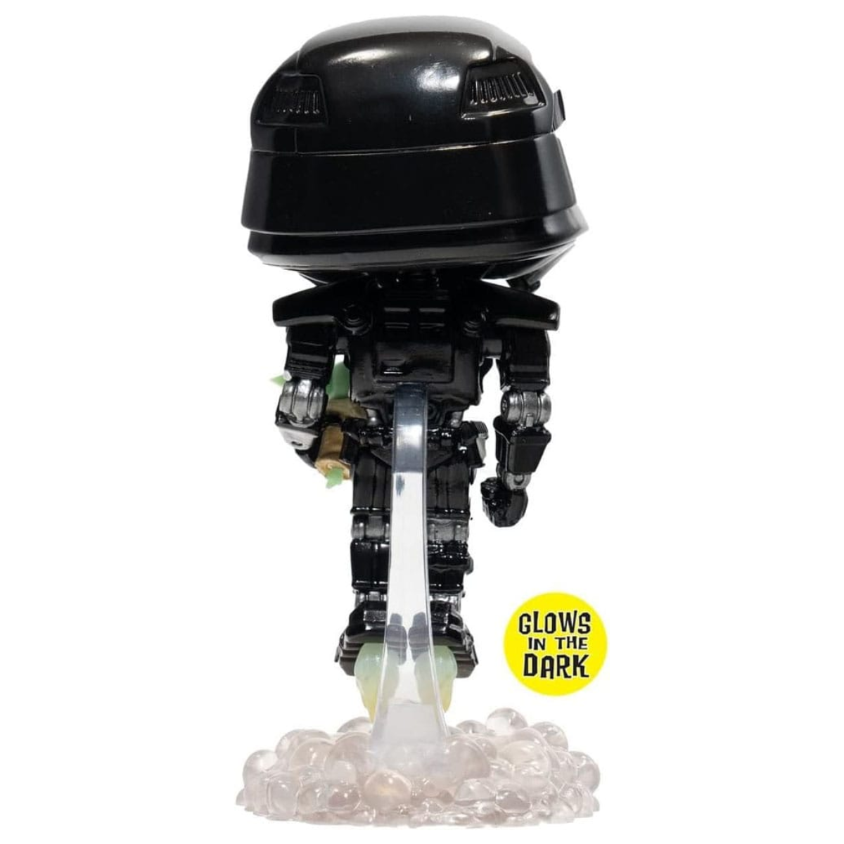Dark Trooper with Grogu 488 Funko POP! - Star Wars: Mandalorian - SE GITD - obrazek 4