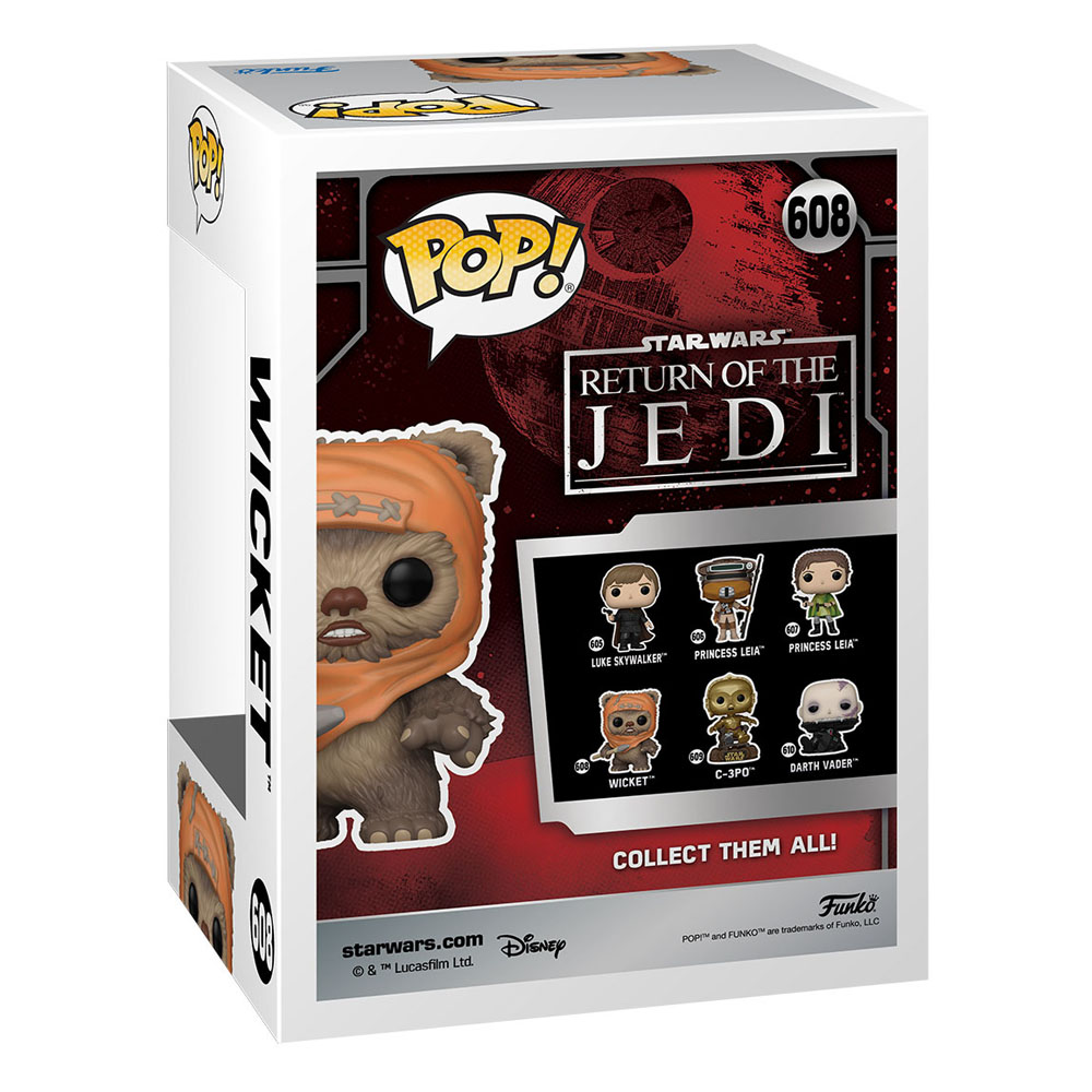 Wicket 608 Funko POP! - Star Wars Return of the Jedi 40th Anniversary - obrazek 4