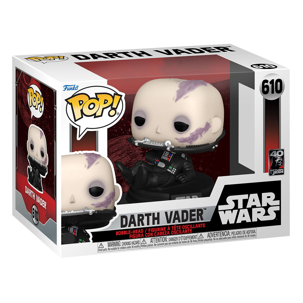 Darth Vader (Unmasked) 610 Funko POP! - Star Wars Return of the Jedi 40th Anniversary - obrazek 2