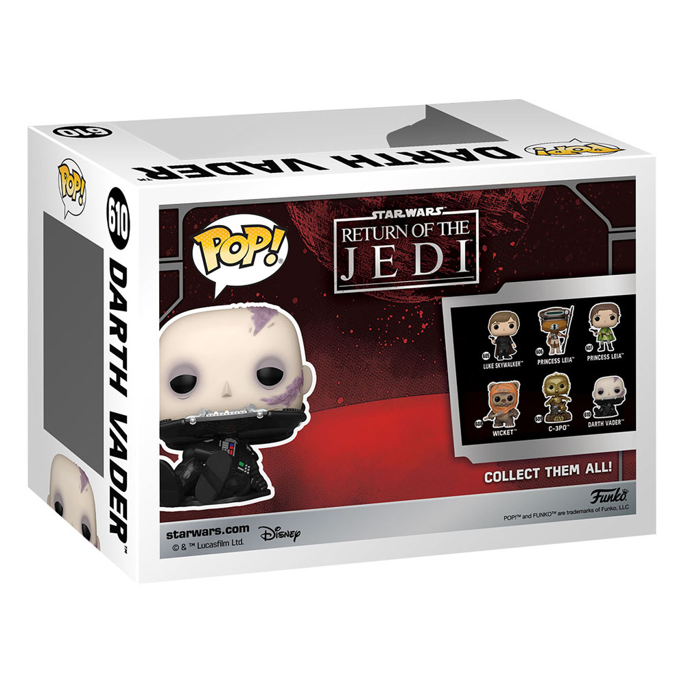 Darth Vader (Unmasked) 610 Funko POP! - Star Wars Return of the Jedi 40th Anniversary - obrazek 4
