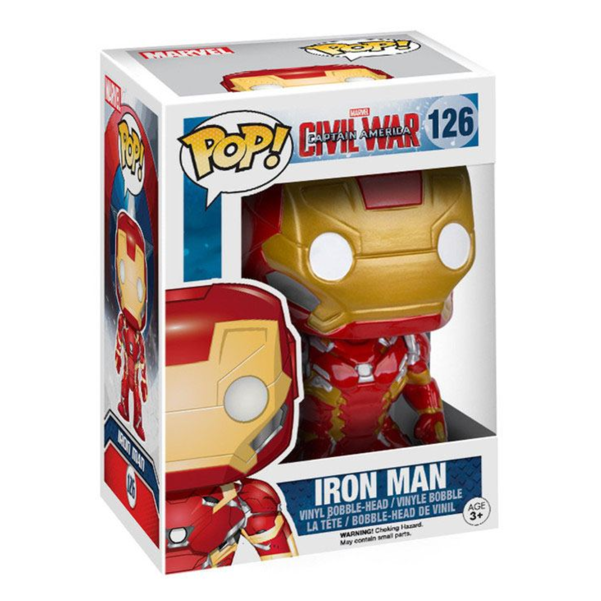 Iron Man 126 Funko POP! - Captain America: Civil War - obrazek 2