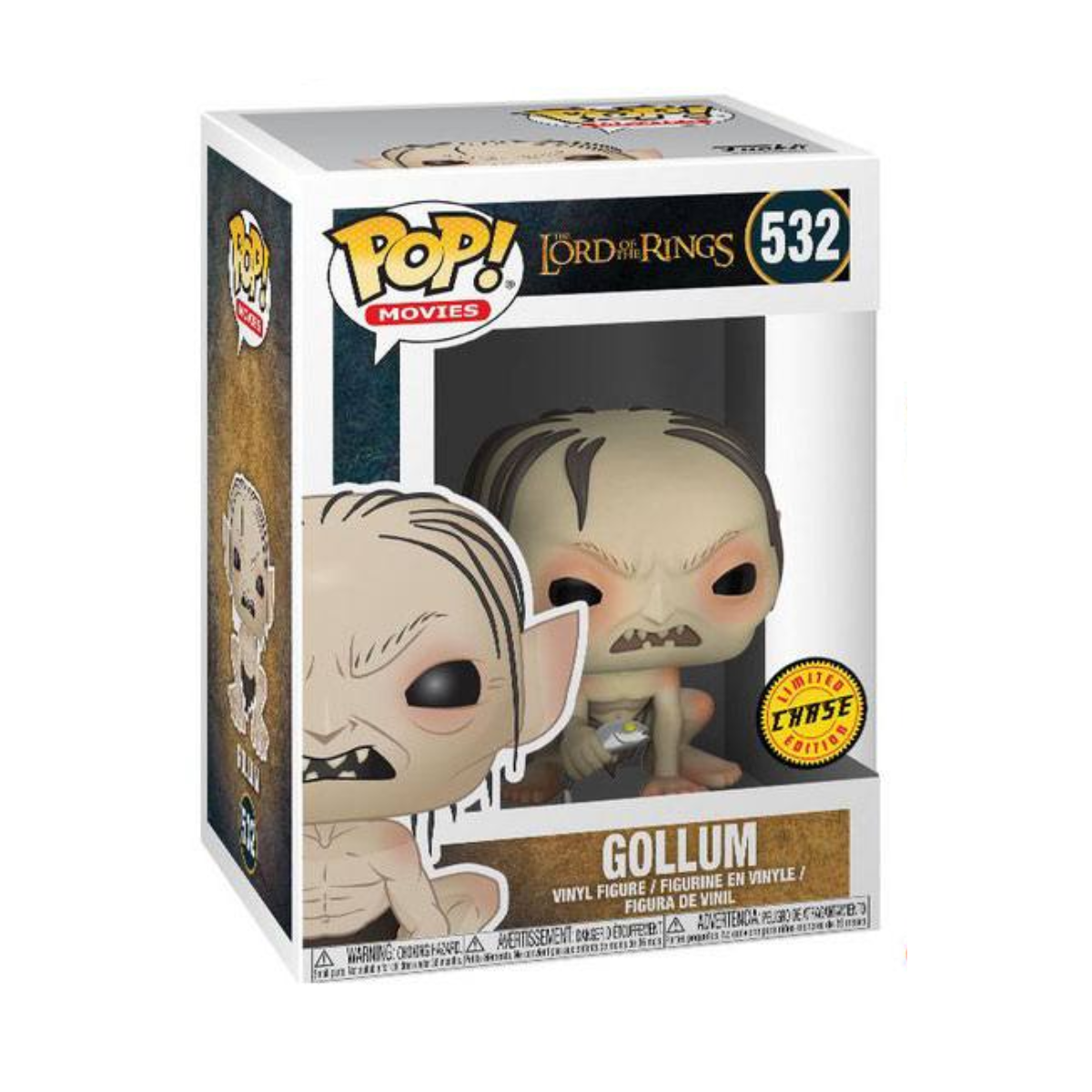 Gollum 532 Funko POP! - The Lord of The Rings CHASE - obrazek 2