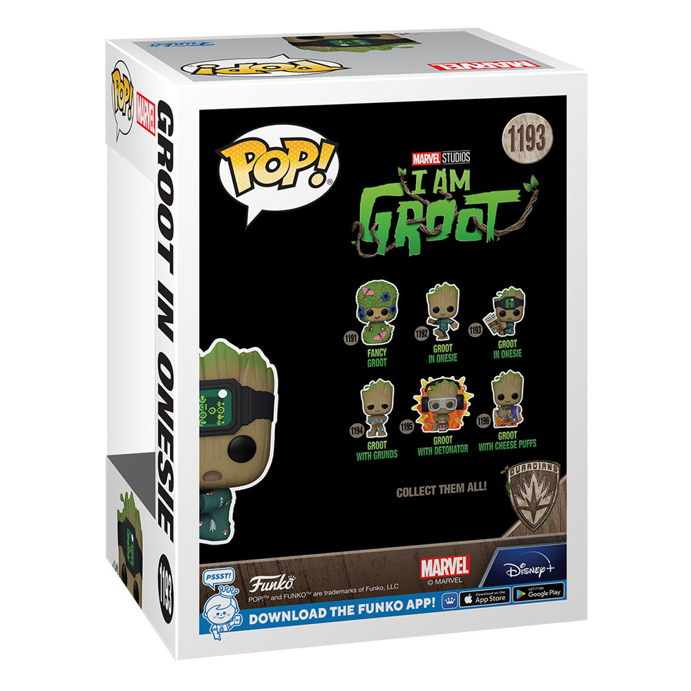 Groot in onesie 1193 Funko POP! - I am Groot - obrazek 4