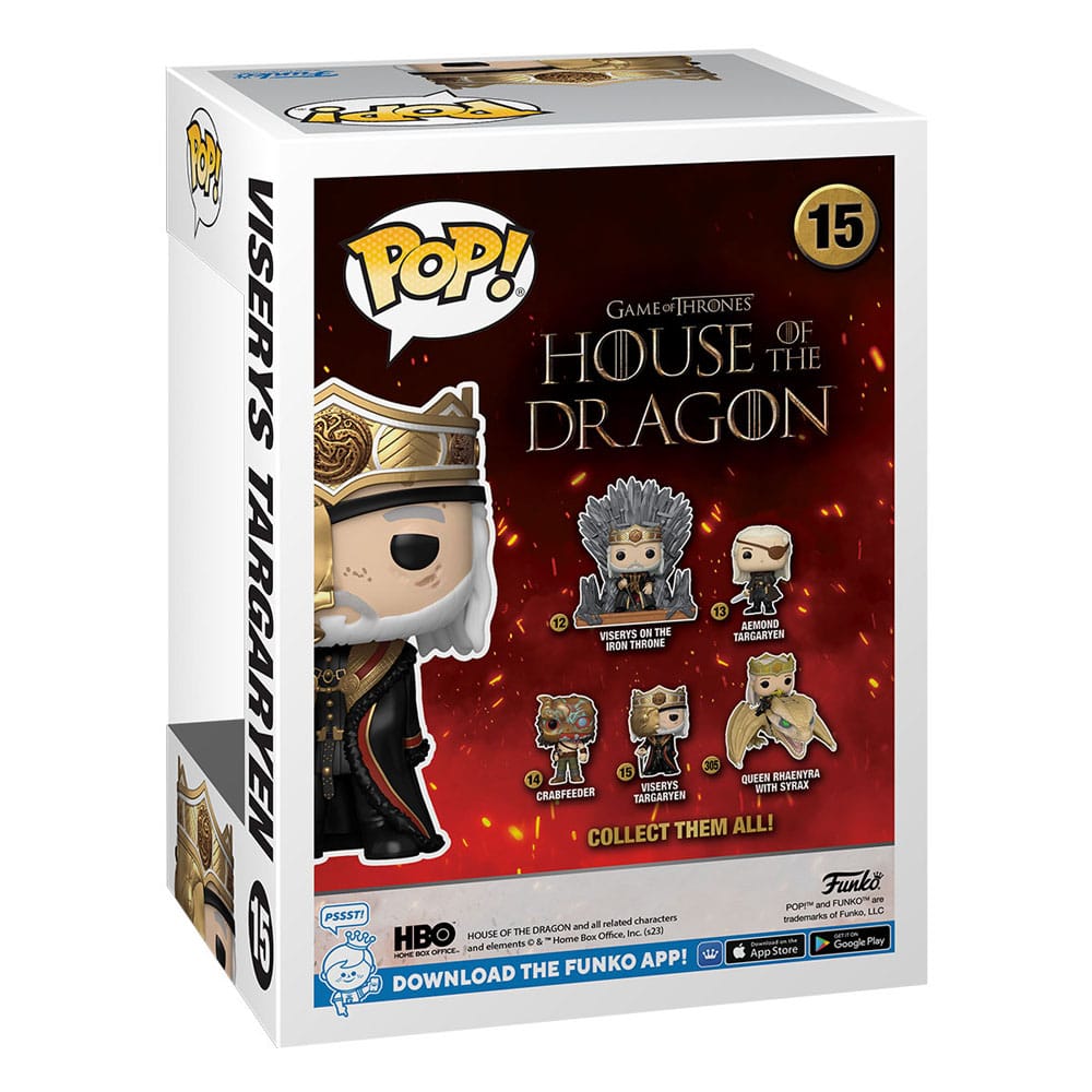 Masked Viserys Targaryen 15 Funko POP! - House of the Dragon - Ród Smoka - obrazek 3