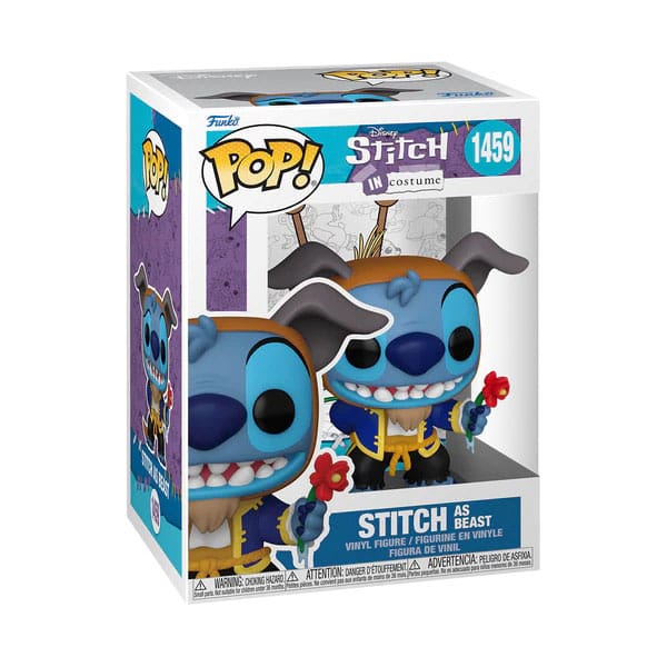 Stitch as Beast 1459 Funko POP! - Stitch in costume - obrazek 3