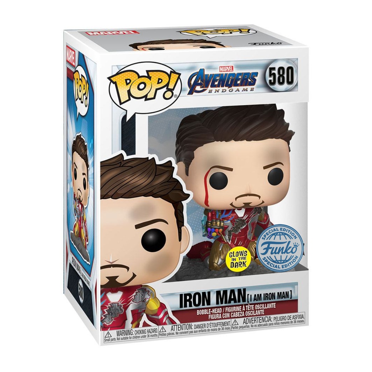 Iron Man (I am Iron Man) 580 Funko POP! - Avengers Endgame - obrazek 3