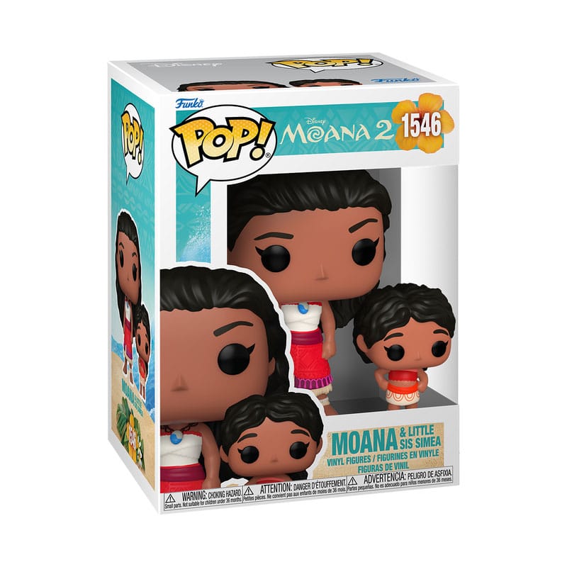 Moana w/ little sis Simea 1546 Funko POP! - Moana 2 Disney - obrazek 2